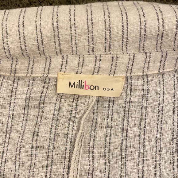 Linen blazer jacket - Picture 3 of 3